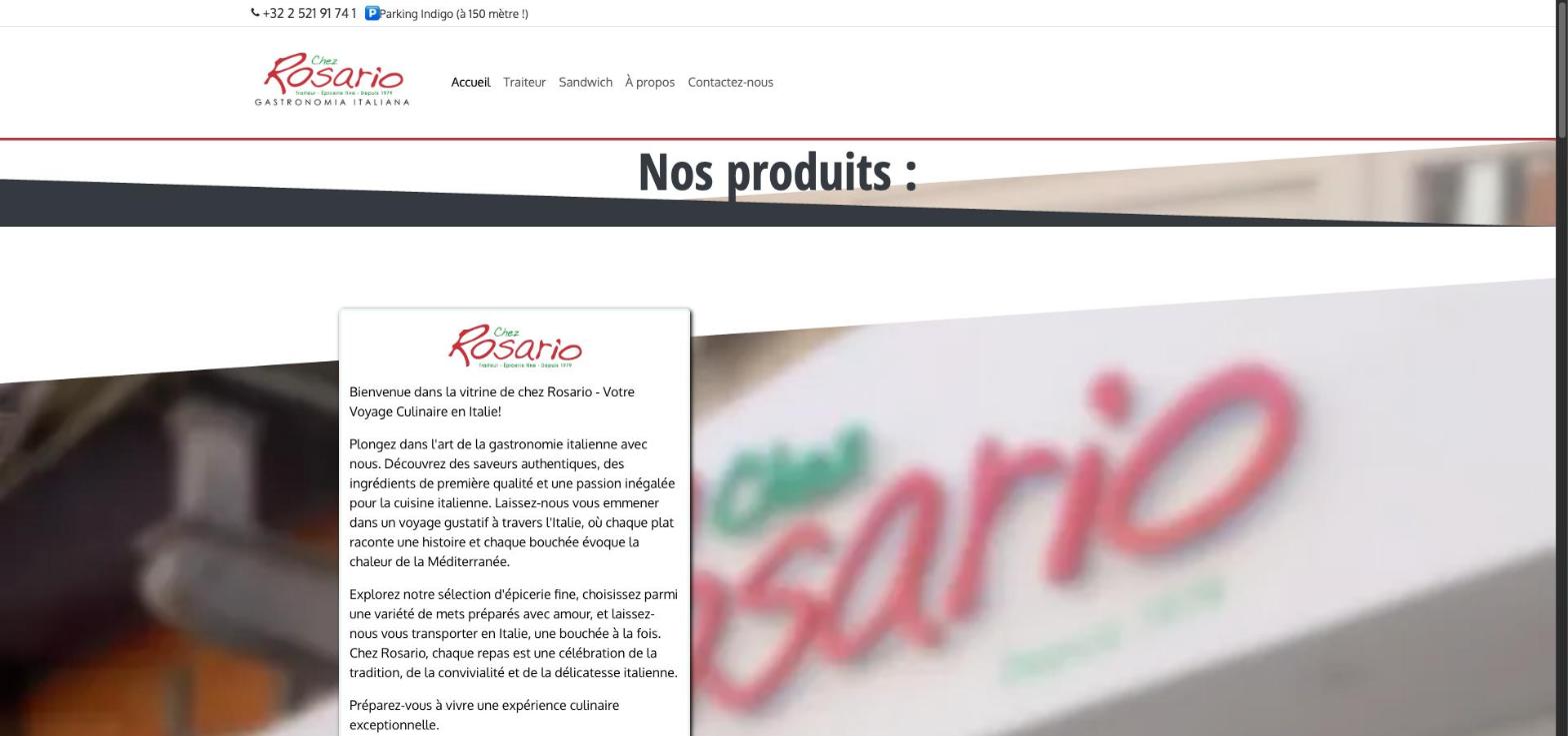 Site Chez Rosario